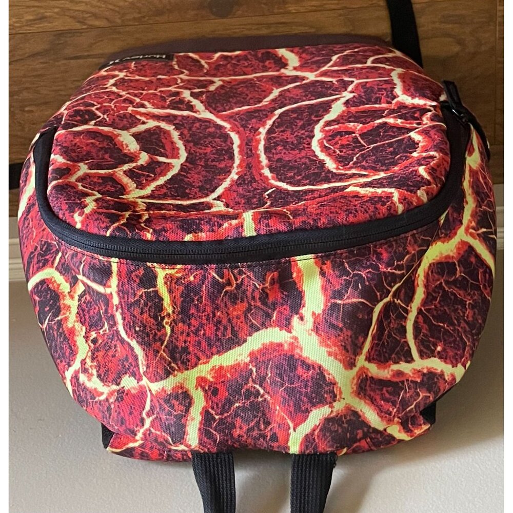 Hurley Lava Graphic Backpack Rucksack School Bag Skater Daypack Surfing Work Bag - Picture 3 of 6